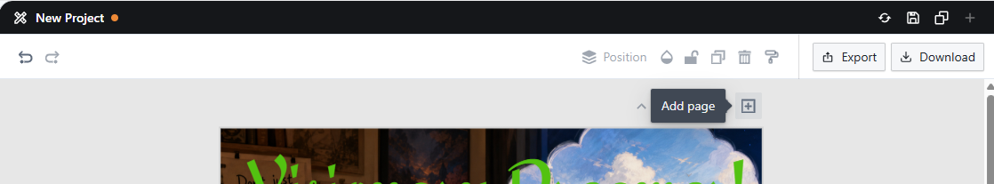 Add Page
