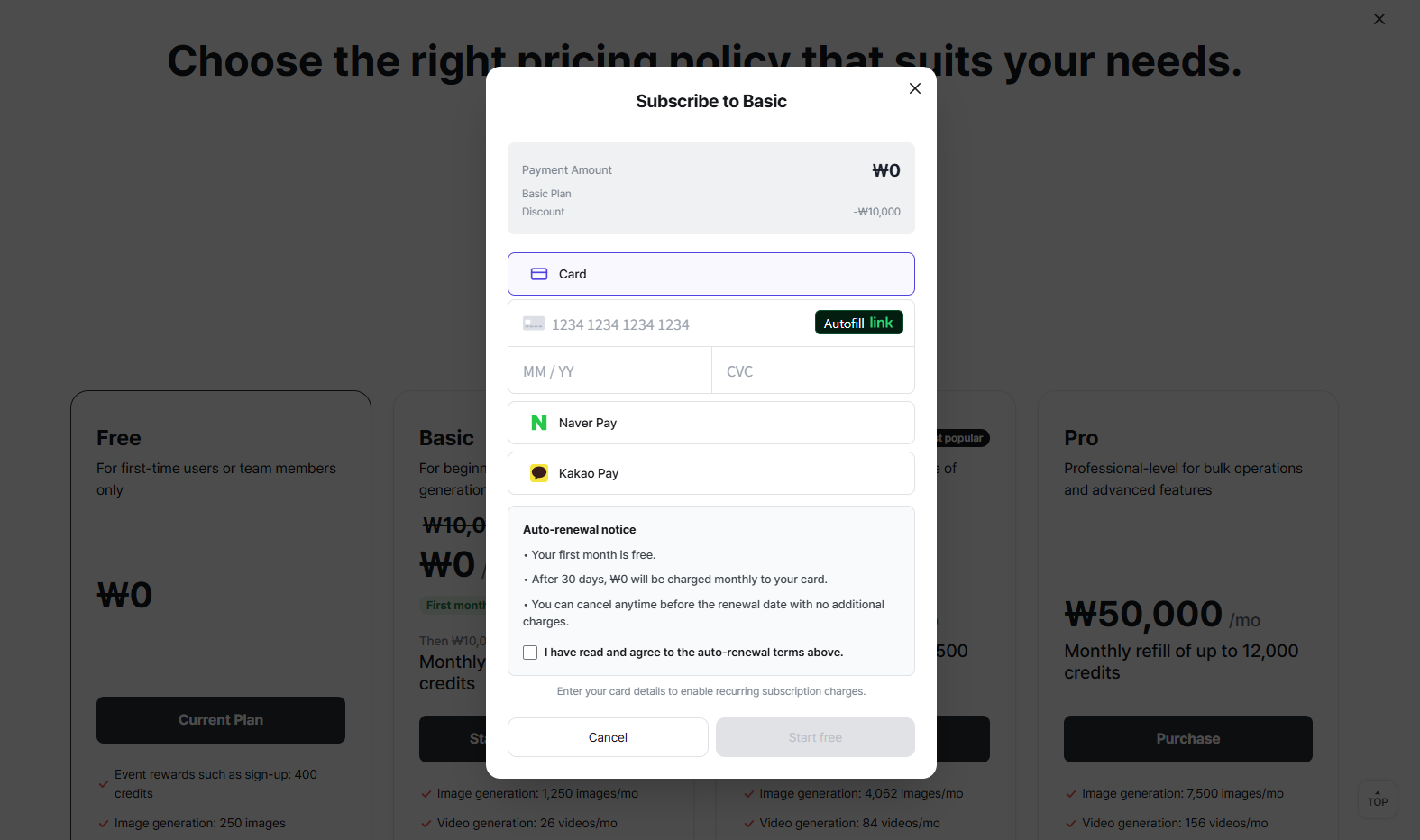 Payment Method