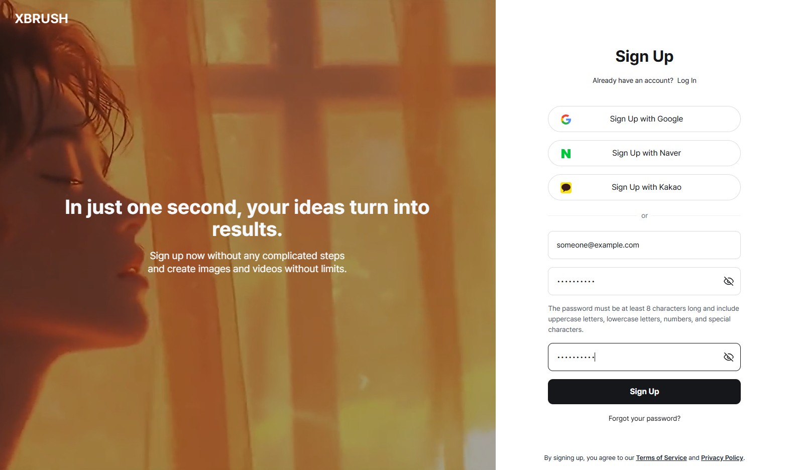Sign Up with Email