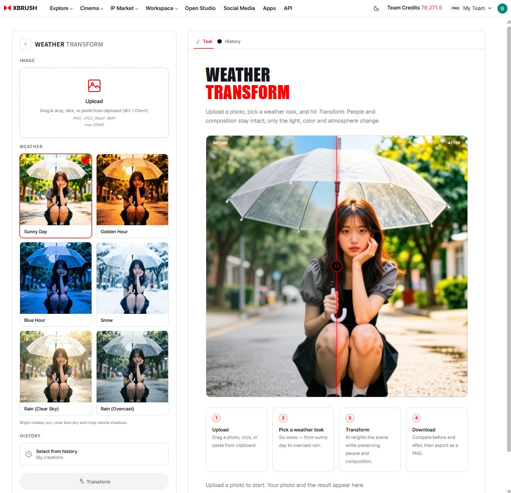 Weather Transform