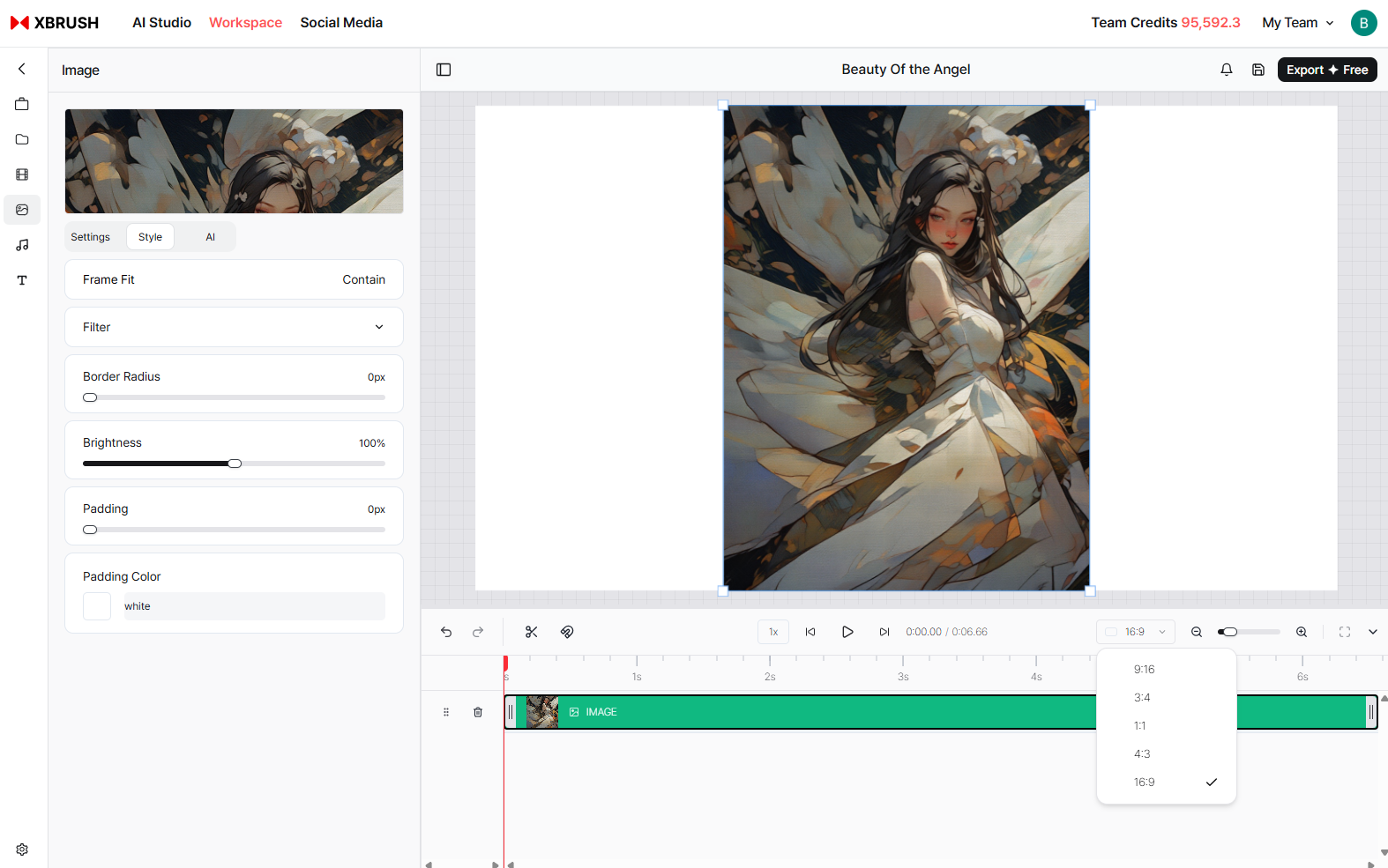 Clip Settings and Context Menu
