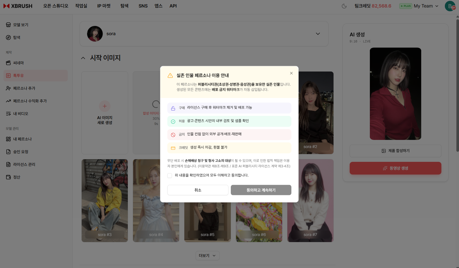 실존 인물 페르소나 이용 안내